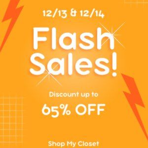 FLASH SALES FOR THE NEXT 24 HOURS!!!!